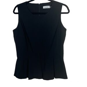 Calvin Klein Black Sleeveless Blouse